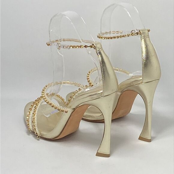 Alexandre Birman Dolores Crystal Ankle-Strap Sandals size 38.5 - Picture 9 of 13